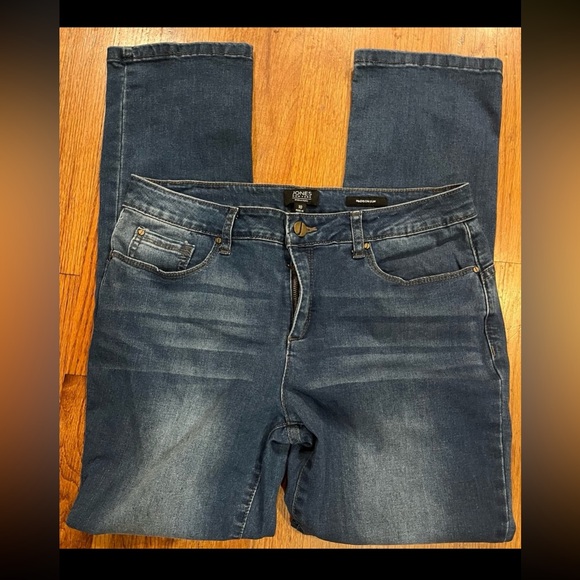 Jones New York signature madison slim denim pants - Picture 1 of 11